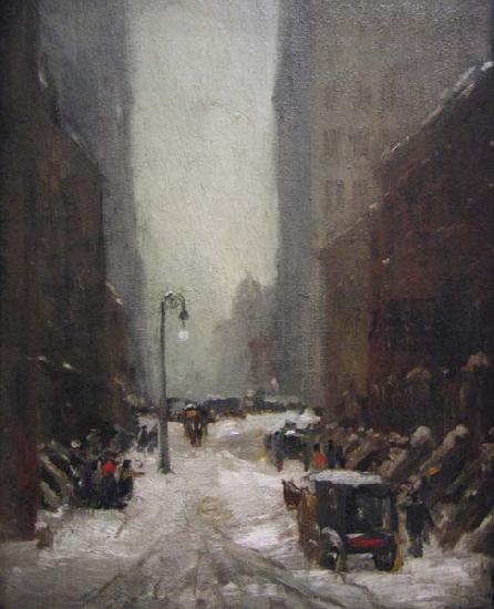 Robert Henri Snow in New York Spain oil painting art